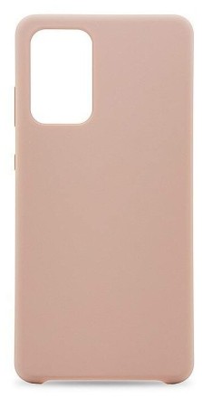  Накладка для Samsung Galaxy A72 Silicone cover пудро