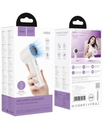 Портативный ручной мини-вентилятор Hoco HX64 белый