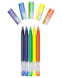 Ручка гелевая Xiaomi Gel Ink Pen 5шт (MJZXB03WC) цветные
