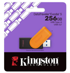 3.0/3.2 USB флеш накопитель Kingston DataTraveler Exodia S 256GB (DTXS/256GB) черный