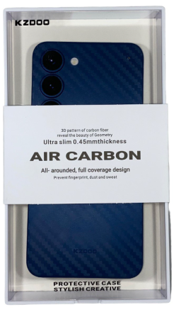  Накладка для Samsung Galaxy S23 K-Doo Air Carbon пластик синяя