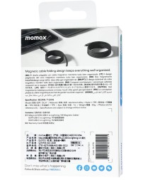 Usb Кабель-зарядка Type-C на Lightning Momax Mag.Link 60W DL57D 1м черный