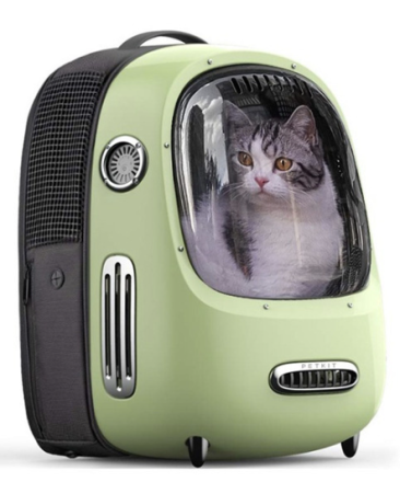  Сумка-переноска для животных Petkit Fresh Wind Cat Backpack (P7701) зеленая