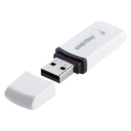  USB флеш накопитель Smartbuy 16GB Paean White (SB16GBPN-W)