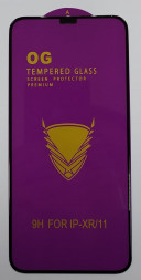 Защитное стекло для iPhone 11/XR 6.1&quot; OG Purple чёрное