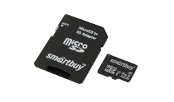 micro SDHC карта памяти Smartbuy 32GB U3 V30 A1 Advanced R/W up to 90/55 (с адап SD)(SB32GBSDU1A-AD)