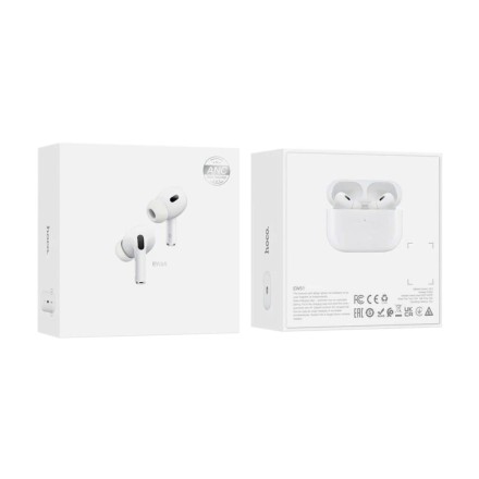  Беспроводные наушники TWS Hoco EW51 BT5.3/35mAh (350mAh)/3.5ч/ANC белые