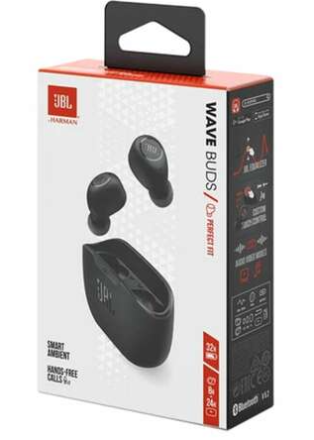  Беспроводные наушники TWS JBL Wave Buds черные