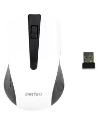 Perfeo мышь беспров., оптич. &quot;Rainbow&quot;, 3 кн, DPI 1000, USB, белая
