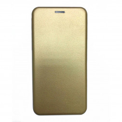 Чехол-книжка New Case i-Phone XS Max боковая золотая