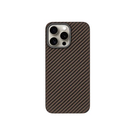  Накладка для i-Phone 15 Pro K-Doo Kevlar пластик бронзовая
