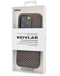 Накладка для i-Phone 15 Pro K-Doo Kevlar пластик бронзовая