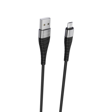  Usb Кабель-зарядка Micro Borofone BX32 Munificent 2.4 A 1м черный