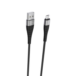 Usb Кабель-зарядка Micro Borofone BX32 Munificent 2.4 A 1м черный