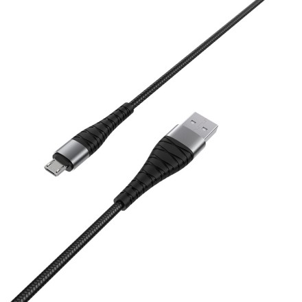  Usb Кабель-зарядка Micro Borofone BX32 Munificent 2.4 A 1м черный