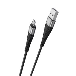 Usb Кабель-зарядка Micro Borofone BX32 Munificent 2.4 A 1м черный