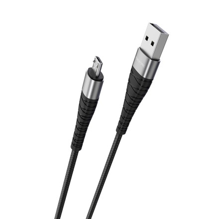  Usb Кабель-зарядка Micro Borofone BX32 Munificent 2.4 A 1м черный