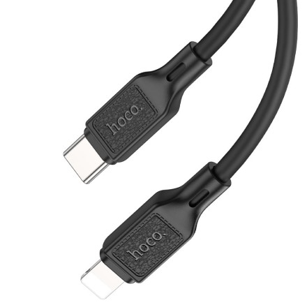  Usb Кабель-зарядка Type-C на Lightning Hoco X90 3A 1м чёрный