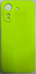 Накладка для Xiaomi Redmi 13C Silicone cover без логотипа салатовая