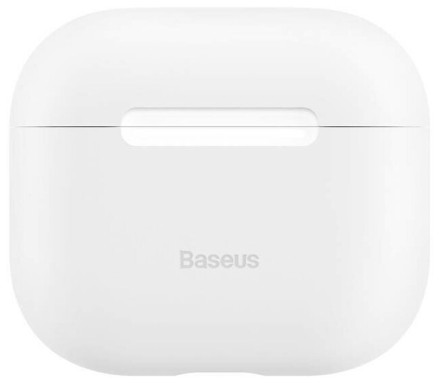  Чехол Baseus Super Thin Silica Gel Case for AirPods 3 (WIAPPOD-CBZ02) белый