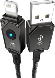 Usb Кабель-зарядка Lightning Baseus Unbreakable 1м (P10355802111-00) 2.4A черный