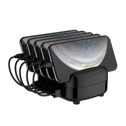 Сетевое зар. устр. Orico DUK-5P 5USB 40W с подставкой под 5 смартфонов черное