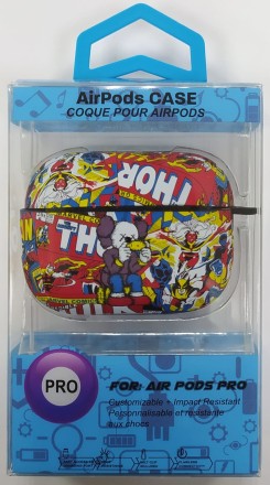  Силиконовый светящийся в темноте чехол для AirPods Pro Luxo Kaws рисунок №51