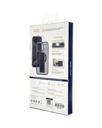 Накладка для i-Phone 15 Pro Max Keephone Maggrip MagSnap матовый прозрачный черный