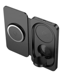 Беспроводное зарядное устройство 3in1 смартфон/Watch/AirPods Hoco CQ13 15W черное