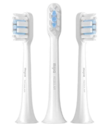 Сменные насадки для зубной щетки MiJia Standart T301/T302 (3шт) MBS303 белые
