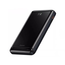 Powerbank с беспроводной зарядкой Baseus Magnetic Bracket Wireless 10000mAh 20W (PPCX000203) синий