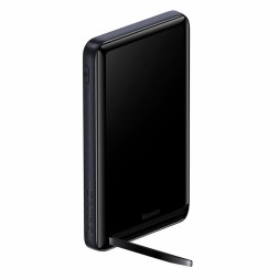 Powerbank с беспроводной зарядкой Baseus Magnetic Bracket Wireless 10000mAh 20W (PPCX000203) синий