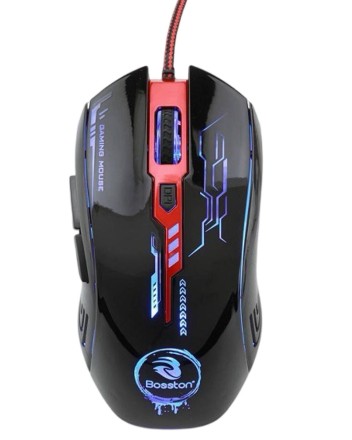  Мышь проводная игровая Bosston BS-14 черная