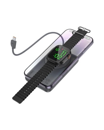  Powerbank с беспроводной зарядкой MagSafe Hoco Q43 10000mAh 1USB-C/1USB-C 20W серый