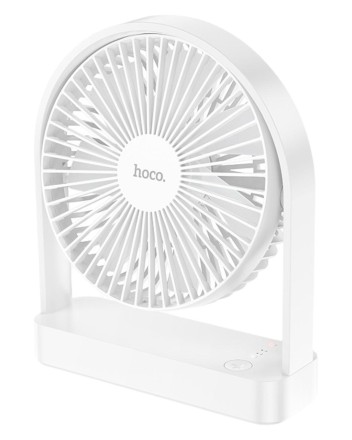  Портативный мини-вентилятор Hoco HX65 белый