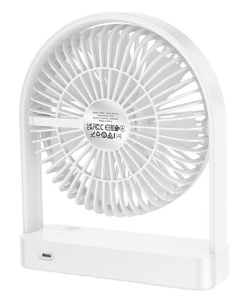  Портативный мини-вентилятор Hoco HX65 белый
