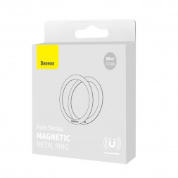 Магнитное кольцо Baseus Halo Magnetic для смартфонов (2шт.) (PCCH000001) черное