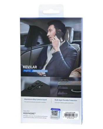  Накладка для Samsung Galaxy S25 Ultra Keephone Kevilar Magsafe черный