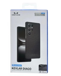 Накладка для Samsung Galaxy S25 Ultra Keephone Kevlar Diago Magsafe черный