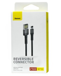 Usb Кабель-зарядка Lightning Baseus Cafule 1м CALKLF-GG1 2.4A черный