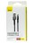  Usb Кабель-зарядка Lightning Baseus Cafule 1м CALKLF-GG1 2.4A черный