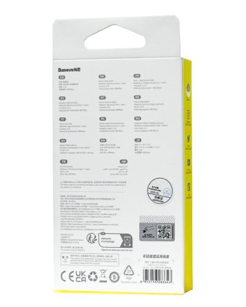  Usb Кабель-зарядка Lightning Baseus Cafule 1м CALKLF-GG1 2.4A черный