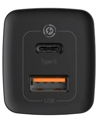Сетевое зар. устр. Baseus GaN2 Lite Quick Charger 1USB/1C 65W CCGAN2L-B01 черное