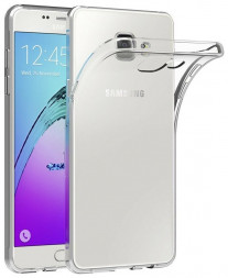 Чехол-накладка силикон 0.33мм Samsung Galaxy A7 (2016) прозрачный