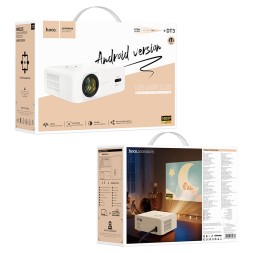 Проектор HOCO DT3 Smart projector 1080P WiFi 2.4+5G BT5.0 (Android version) белый