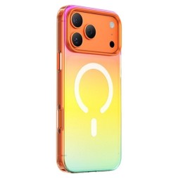 Накладка для i-Phone 17 Pro max Keephone Rainbow MagSnap оранжевый