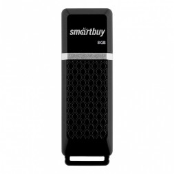 USB флеш накопитель Smartbuy 8GB Quartz series Black (SB8GBQZ-K)