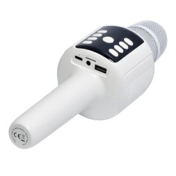 Микрофон для караоке Hoco L24 BT5.4/1200mAh/6ч/5Вт белый