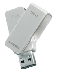 3.0/3.2 USB флеш накопитель Smartbuy Gen.1 032GB M1 Metal Grey (SB032GM1G)