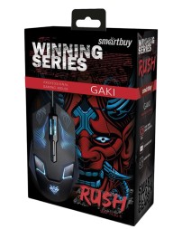 Мышь игровая проводная Smartbuy RUSH Gaki черная (SBM-743G-K)